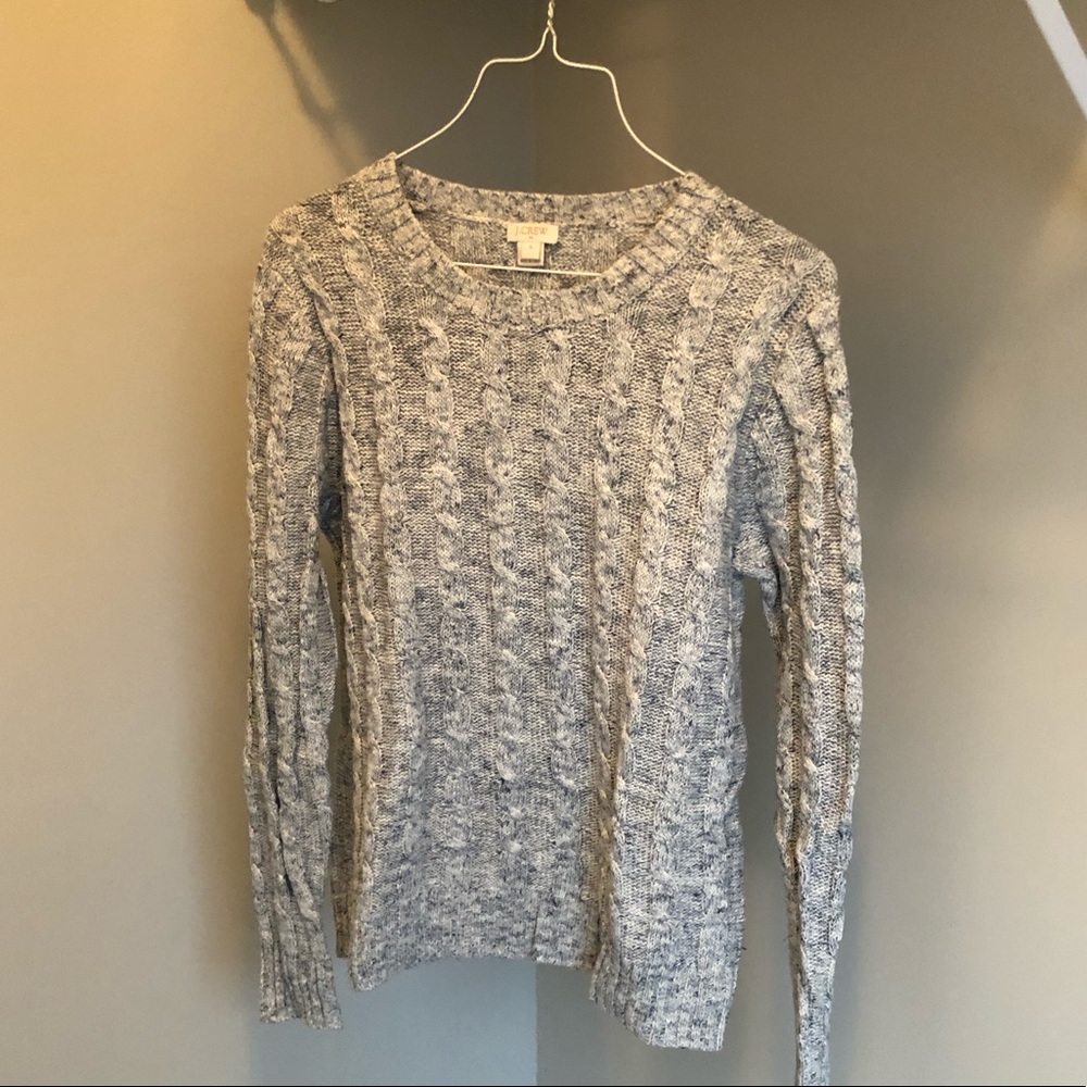 J Crew Cable Knit Sweater